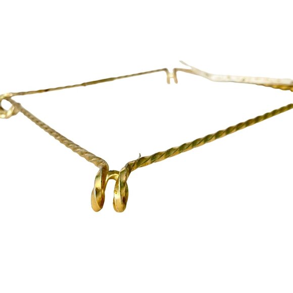 Vintage Tile Pot Holder Trivet with Metal Stand made Czchoslovakia hand painted. - Picture 7 of 9